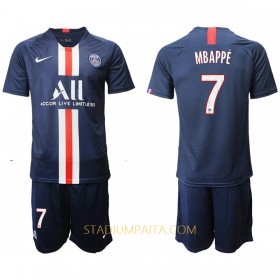 Virallinen pelipaita Paris Saint-Germain Mbappé 7 Koti 2019-20 Lyhythihainen - Lasten( + Lyhyet housut )